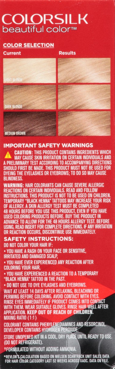 slide 7 of 13, Revlon Colorsilk 61 Dark Blonde Vegan Keratin Permanent Hair Color 1 Each, 1 ct