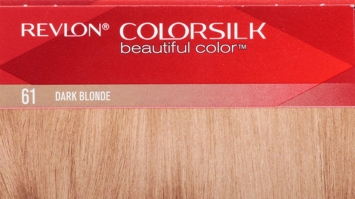 slide 8 of 13, Revlon Colorsilk 61 Dark Blonde Vegan Keratin Permanent Hair Color 1 Each, 1 ct