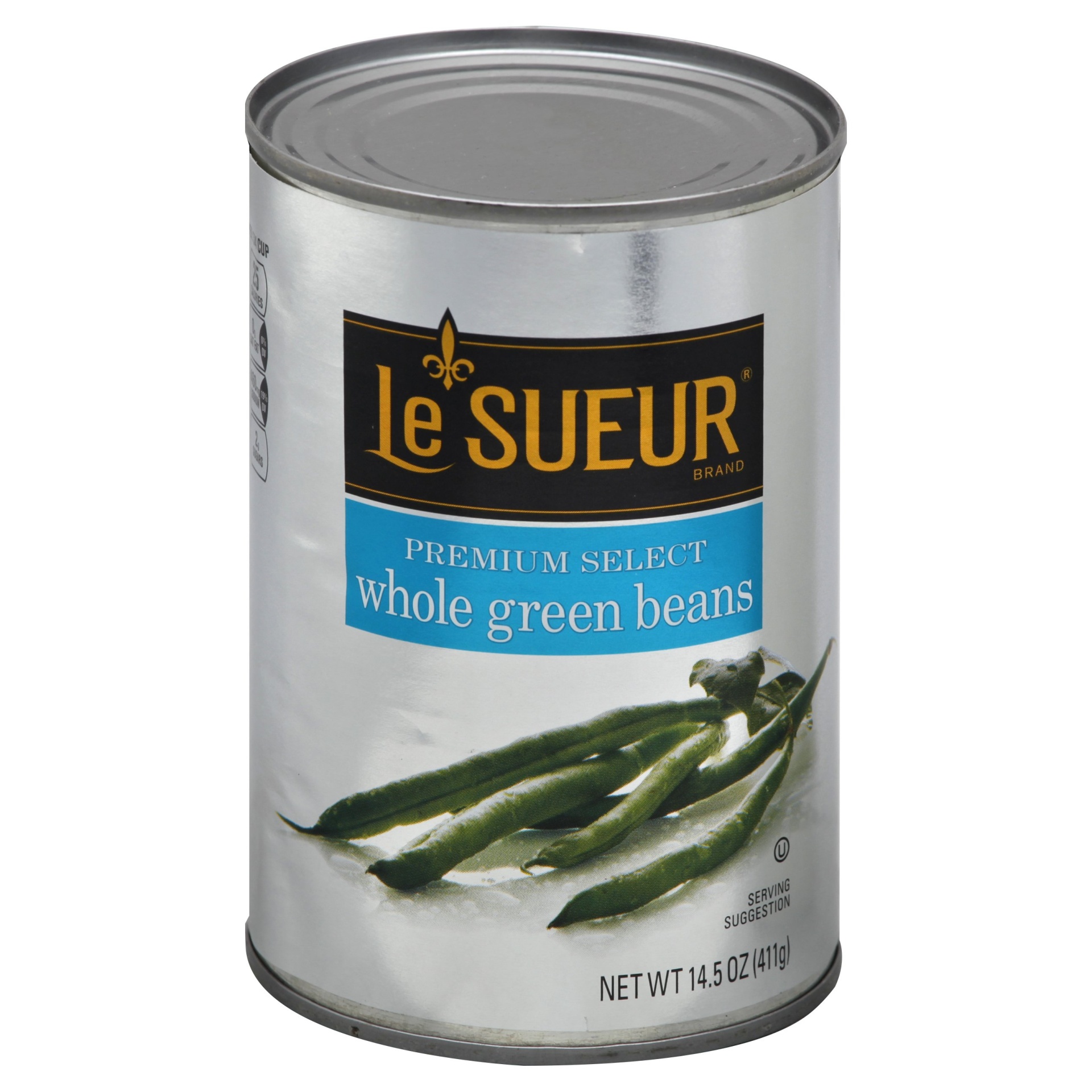 slide 1 of 1, Le Sueur Lesueur Whole Green Beans, 14.5 oz