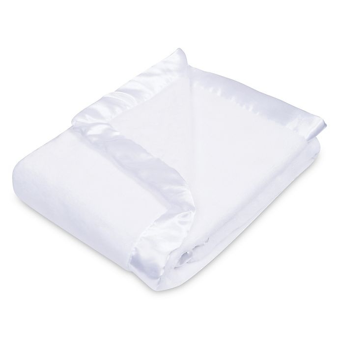 slide 1 of 5, Trend Lab Plush Baby Blanket - White, 1 ct