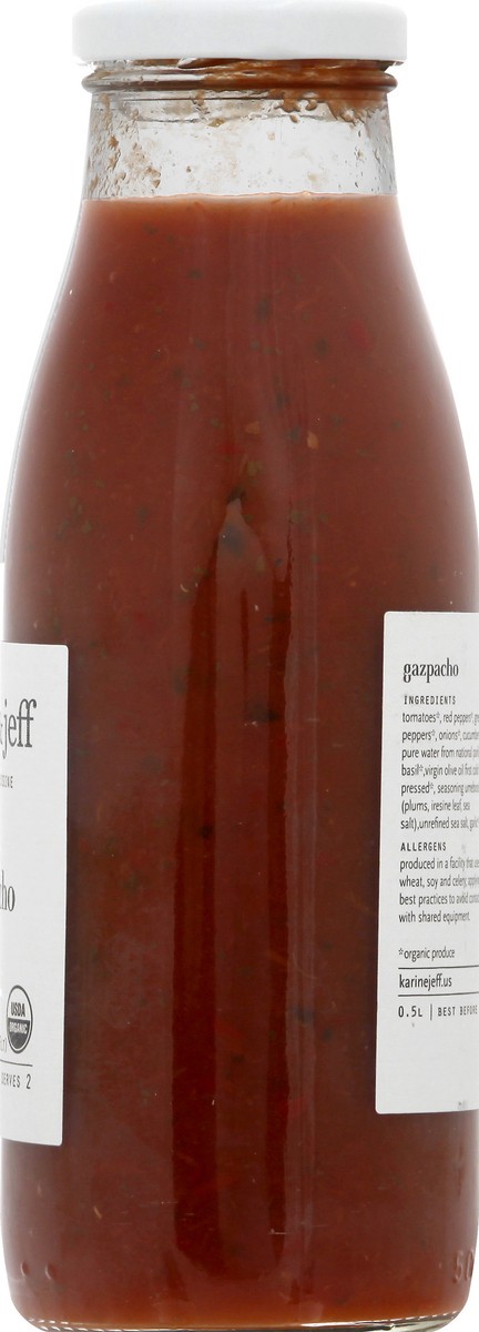 slide 6 of 10, Karine & Jeff Gazpacho 16.9 oz, 16.9 fl oz