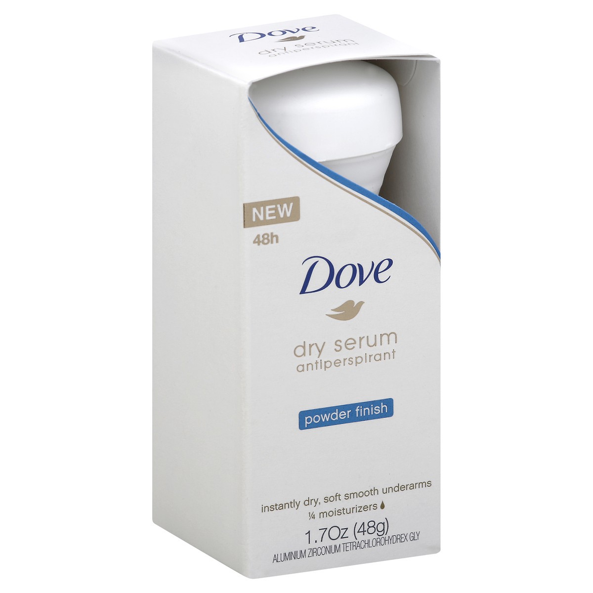 slide 3 of 5, Dove Dry Serum Antiperspirant Deodorant Powder Finish, 1.7 oz, 1.7 oz