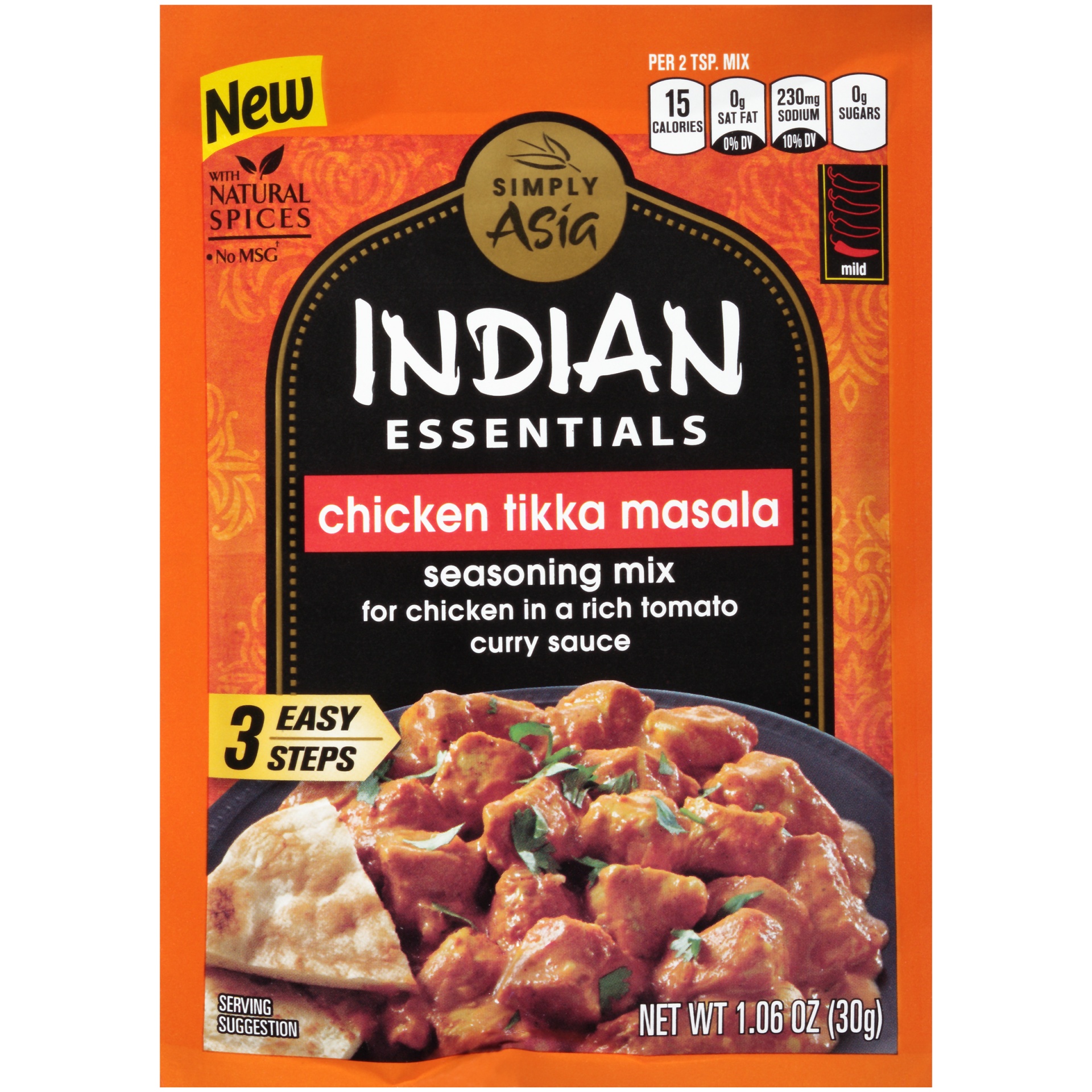 slide 1 of 1, Simply Asia Indian Essentials - Chicken Tikka Masala, 1.06 oz