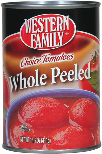 slide 1 of 1, Western Family Whole Tomatoes, 14.5 oz