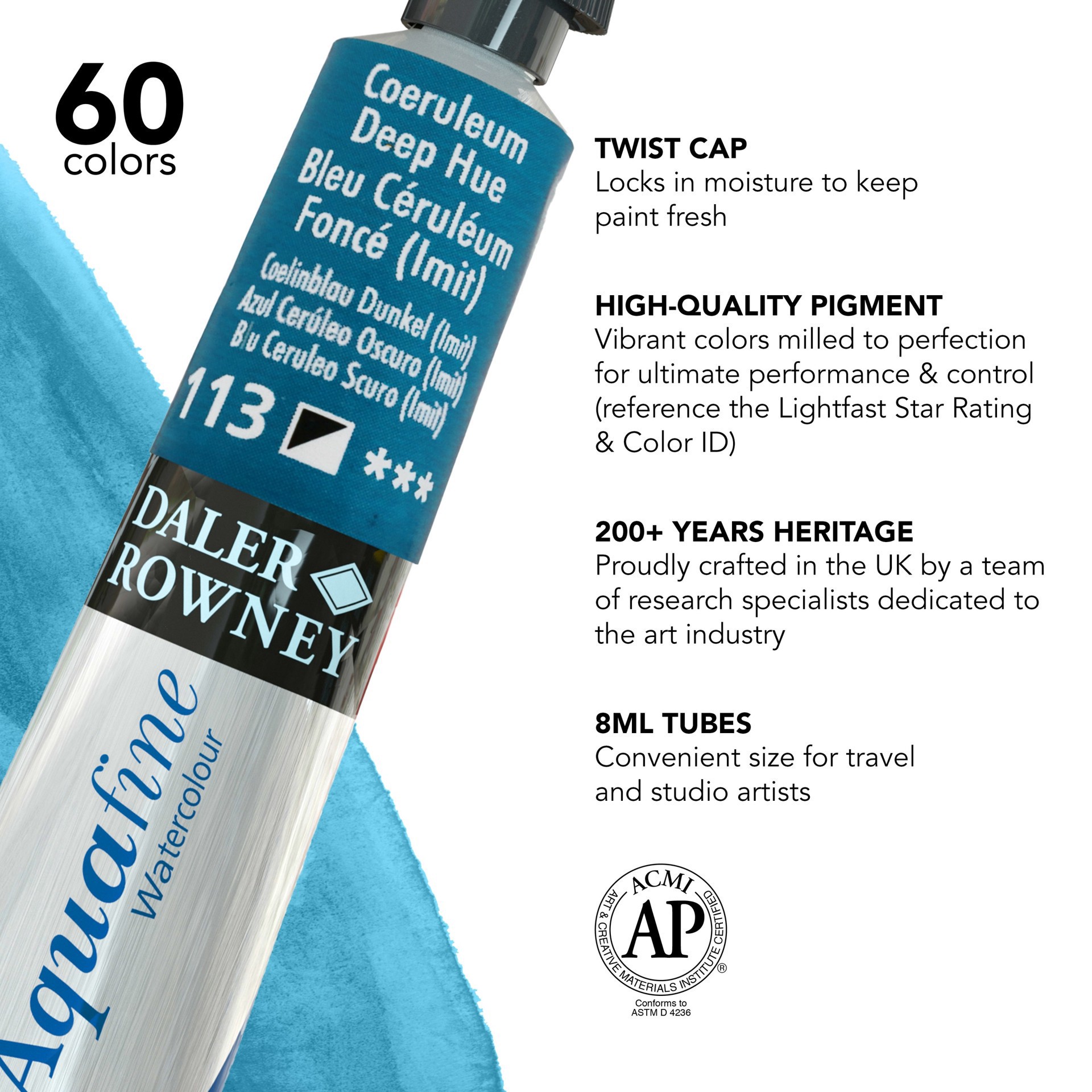 slide 4 of 5, Daler-Rowney Aquafine Watercolour Paint, 8ml, 8 ml