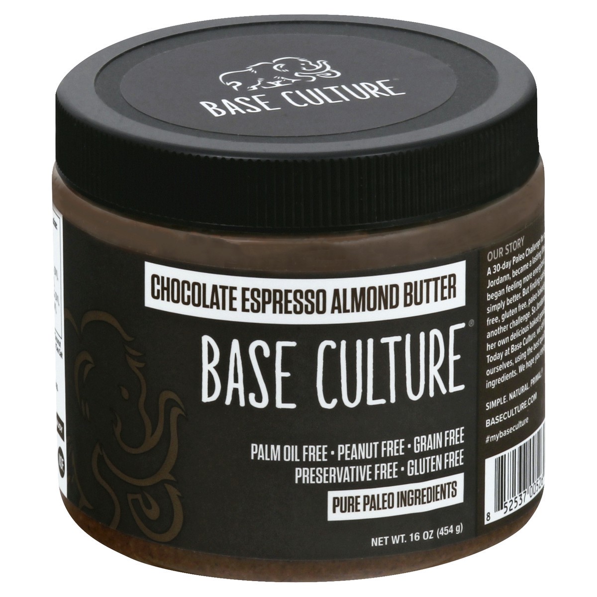 slide 13 of 13, Base Culture Chocolate Espresso Almond Butter 16 oz, 16 oz