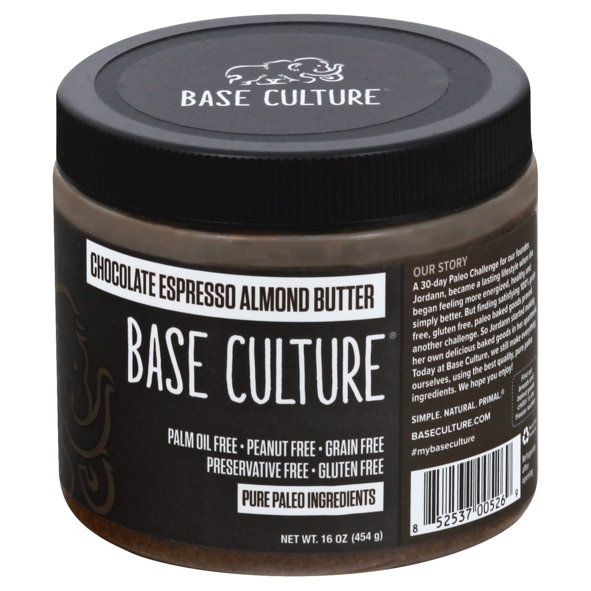 slide 4 of 13, Base Culture Chocolate Espresso Almond Butter 16 oz, 16 oz