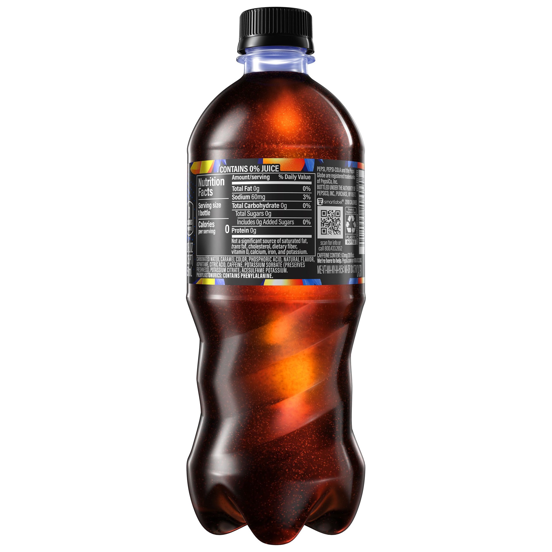 slide 3 of 5, Pepsi Zero Sugar Soda Mango - 20 fl oz, 20 fl oz