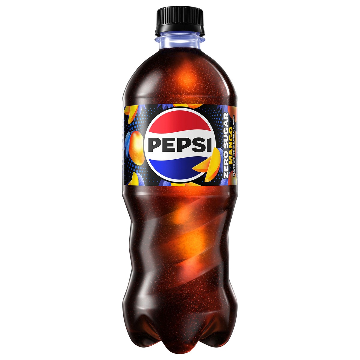 slide 1 of 5, Pepsi Zero Sugar Soda Mango - 20 fl oz, 20 fl oz