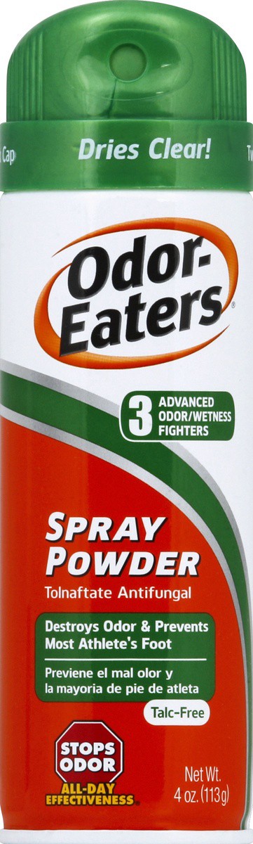 slide 6 of 7, Odor-Eaters Foot And Sneaker Antibacterial Spray, 4 oz