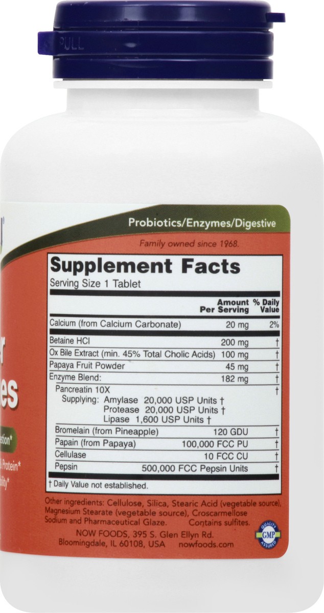 slide 9 of 9, NOW Super Enzymes - 90 Tablets, 90 ct