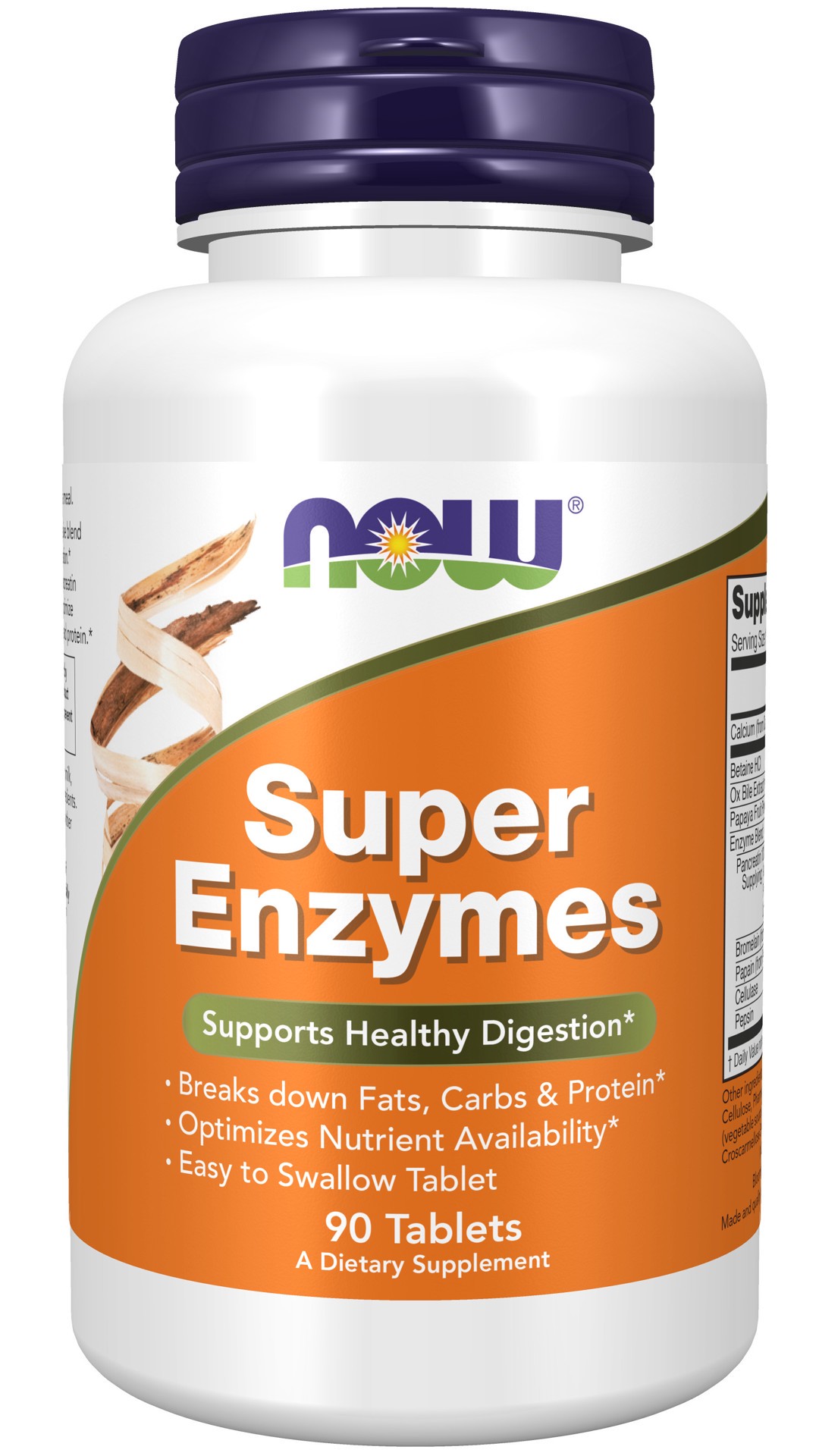 slide 1 of 9, NOW Super Enzymes - 90 Tablets, 90 ct