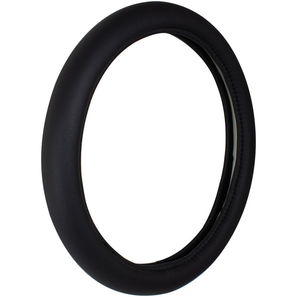 slide 1 of 1, Custom Accessories Ultra Soft Grip Steering Wheel Cover - Black, 1 ct
