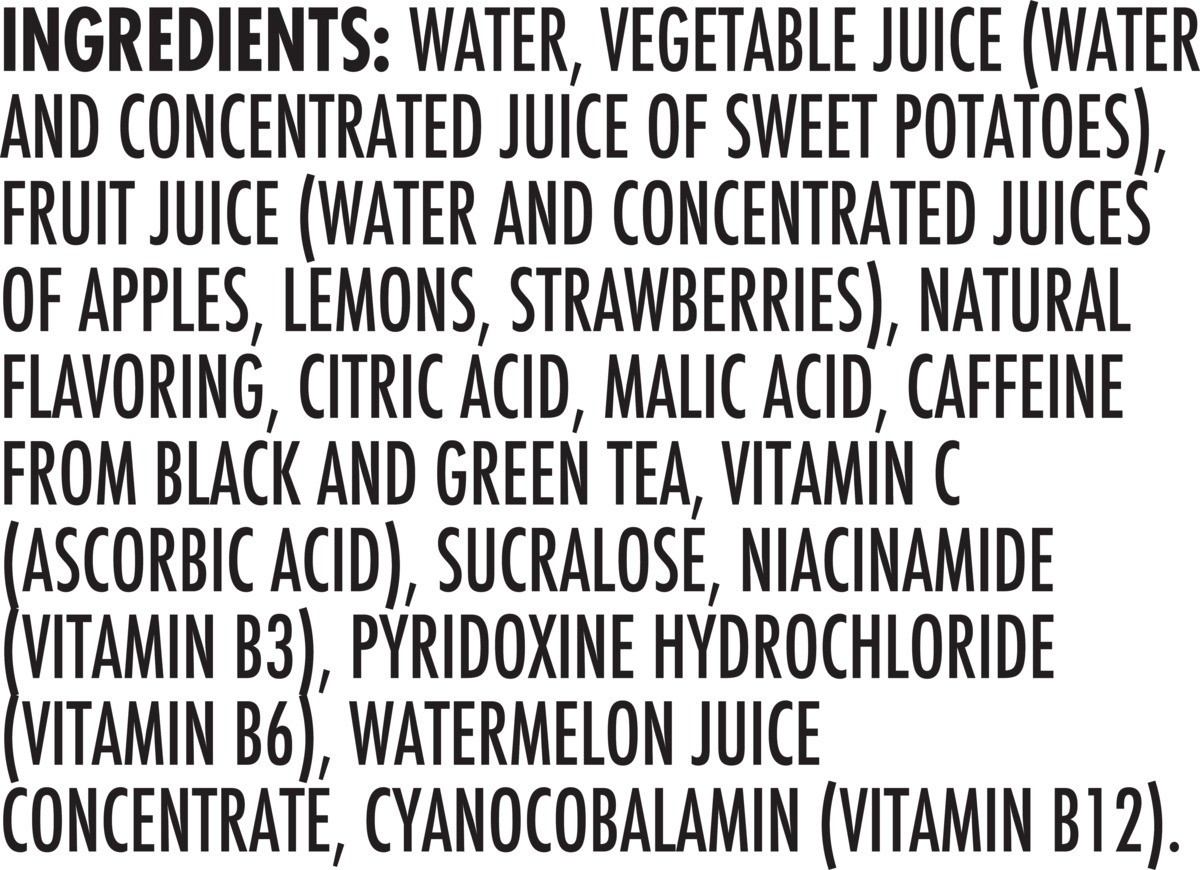 slide 2 of 11, V8 Energy Diet Strawberry Lemonade Juice Energy Drink, 8 fl oz Can (6 Pack), 6 ct; 8 oz