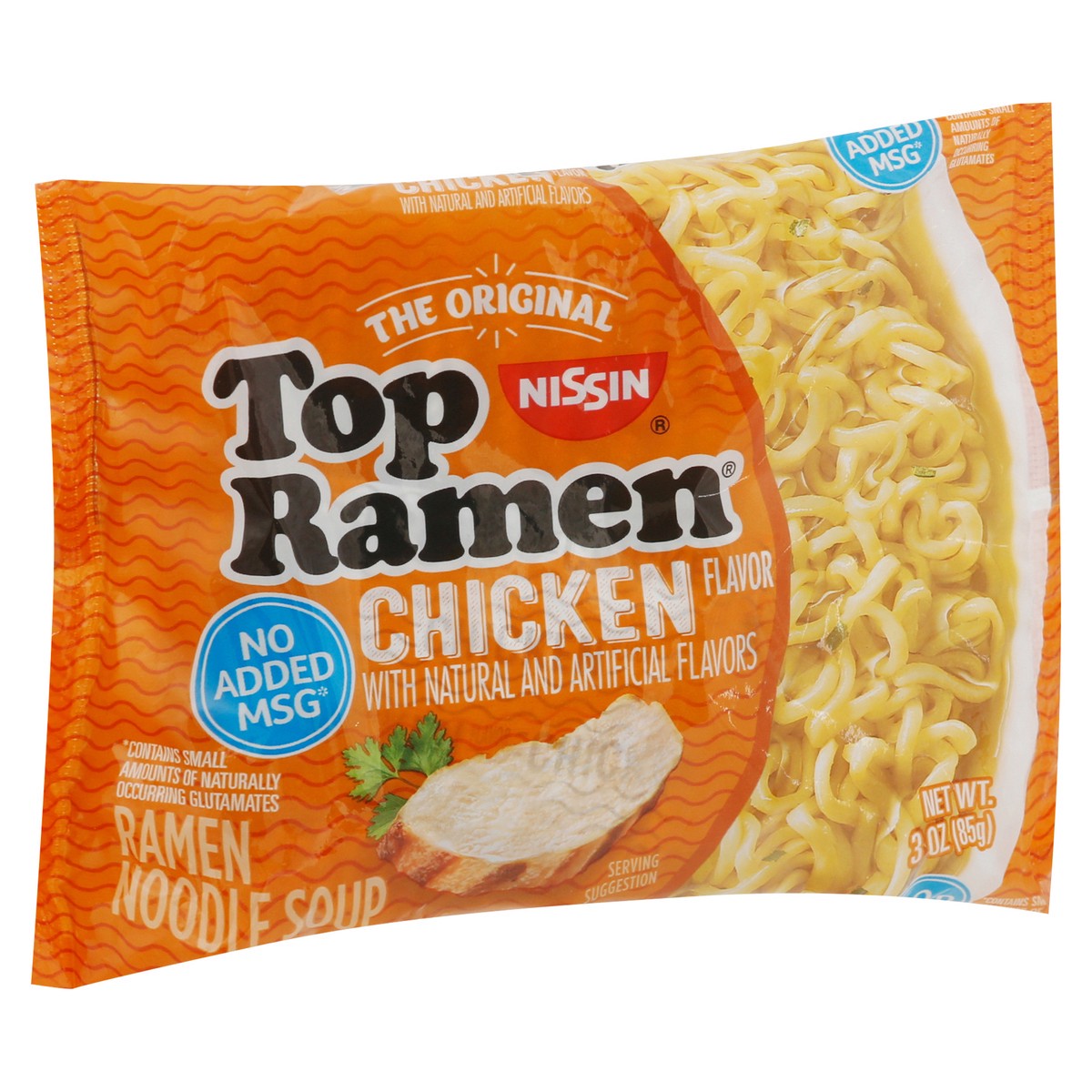 slide 4 of 9, Top Ramen Chicken Flavor Ramen Noodle Soup 3 oz, 3 oz