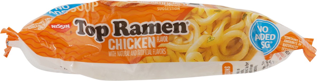 slide 9 of 9, Top Ramen Chicken Flavor Ramen Noodle Soup 3 oz, 3 oz