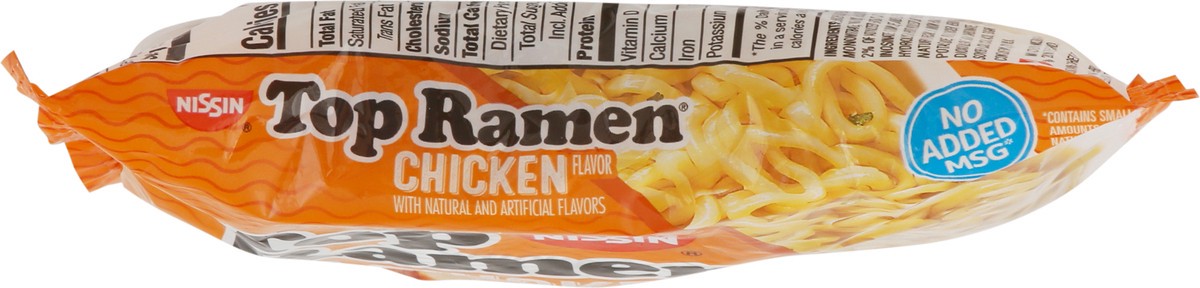 slide 8 of 9, Top Ramen Chicken Flavor Ramen Noodle Soup 3 oz, 3 oz