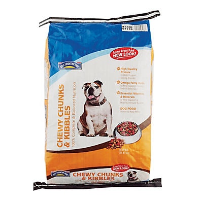 slide 1 of 1, Hill Country Fare Chewy Chunks & Kibbles Dry Dog Food, 15 lb