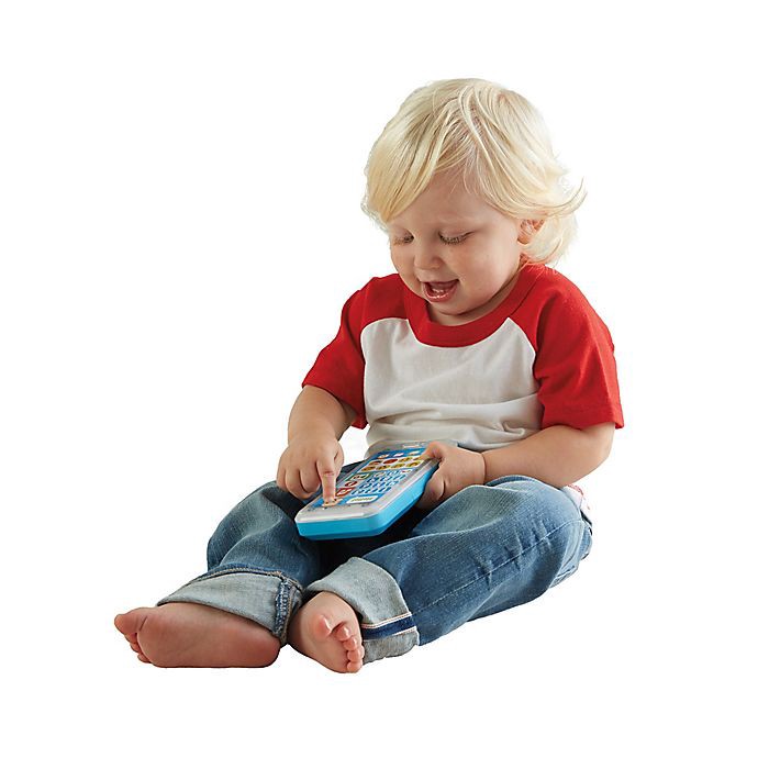 slide 5 of 5, Fisher-Price Laugh and Learn Leave A Message Smart Phone Blue, 1 ct