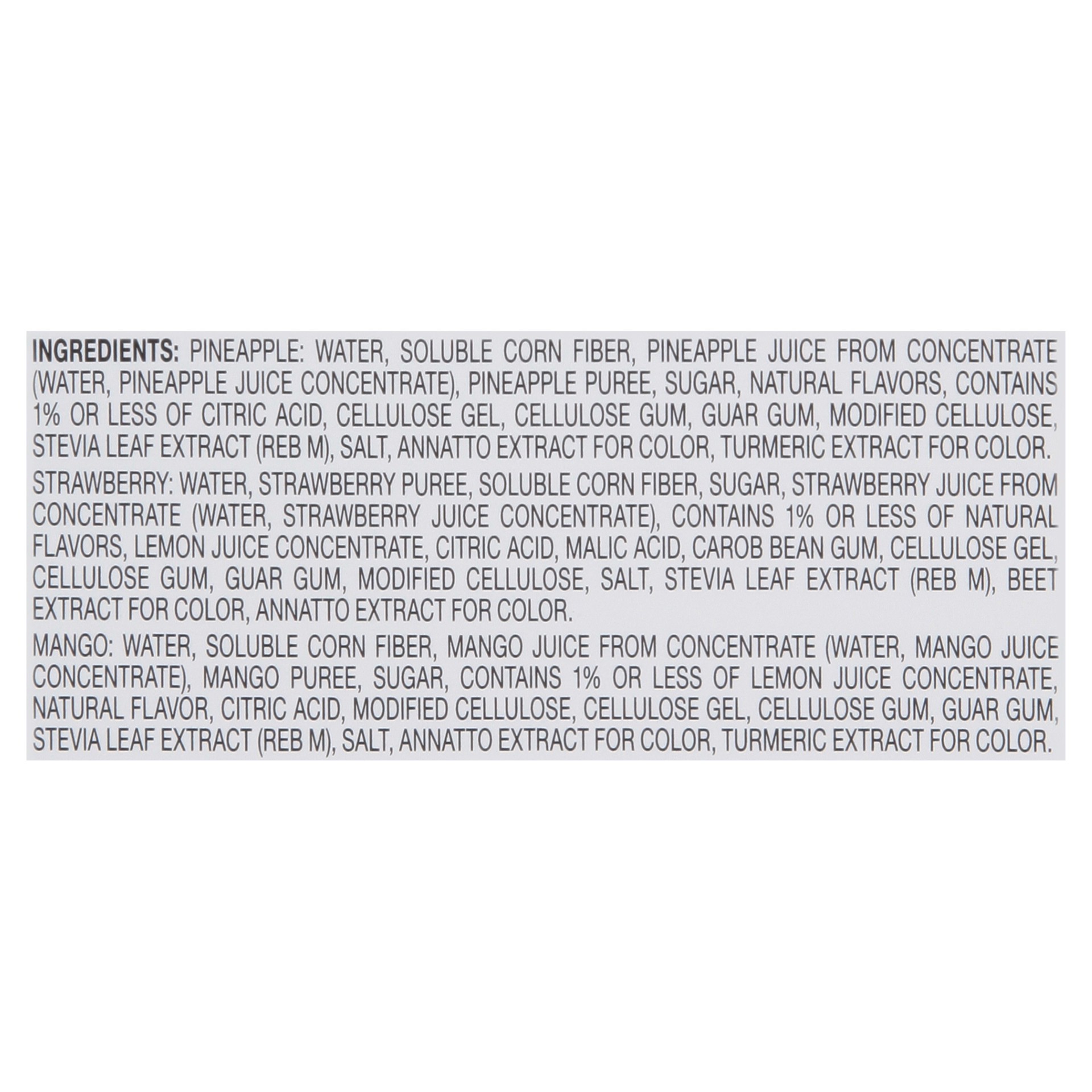 slide 4 of 4, Halo Top Fruit Pops Variety Pack - Strawberry, Pineapple, Mango, 12 pack, 12 ct