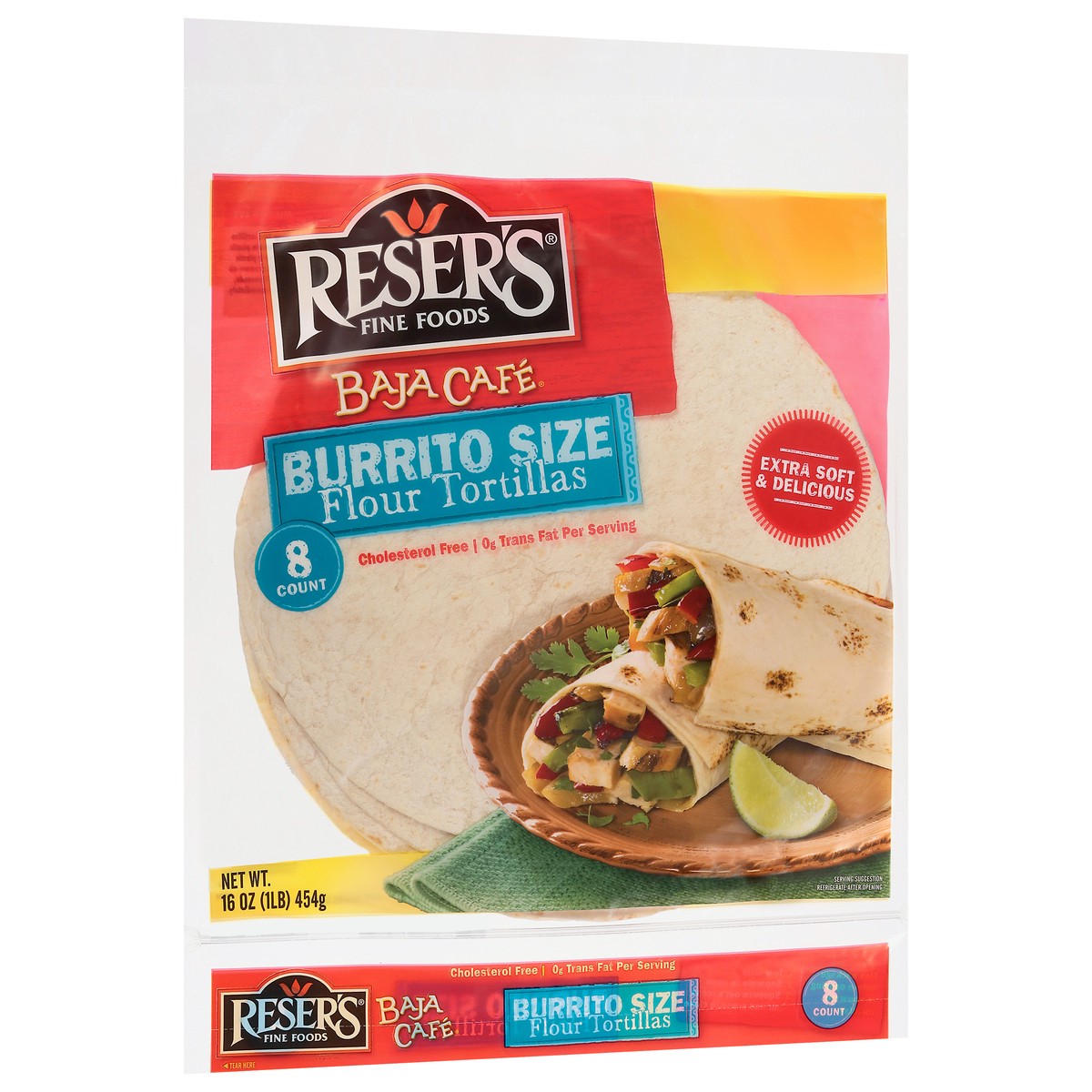 slide 8 of 9, Reser's 10 Inch Flour Tortilla - 16 OZ, 16 oz
