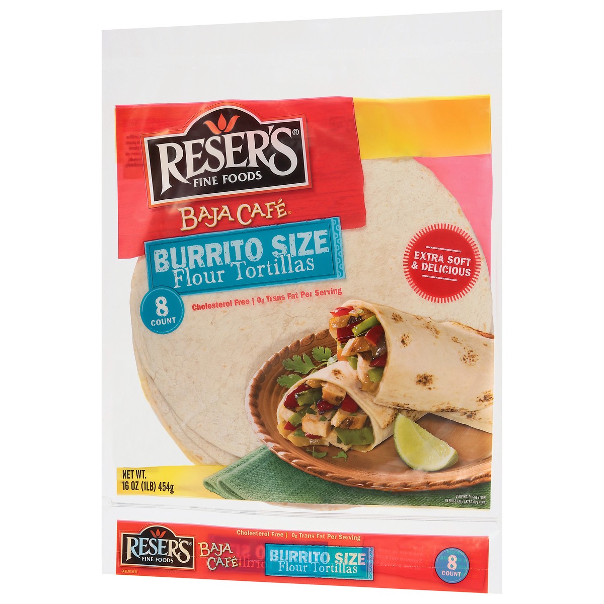 slide 5 of 9, Reser's 10 Inch Flour Tortilla - 16 OZ, 16 oz
