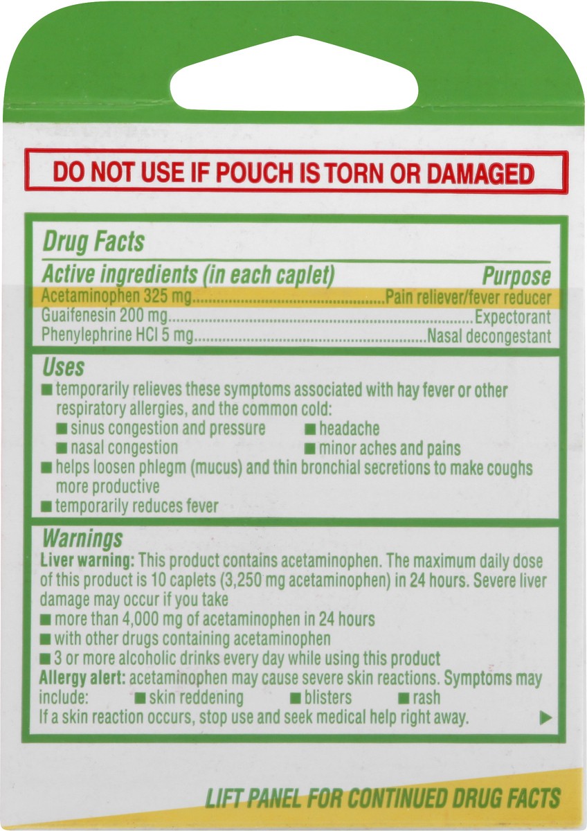 slide 2 of 11, Tylenol Sinus Severe 6 ea, 6 ct