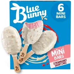 Blue Bunny Strawberry Shortcake Mini Bars - 6 ct