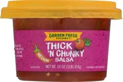 Garden Fresh Gourmet Medium Thick 'N Chunky Salsa 16 oz