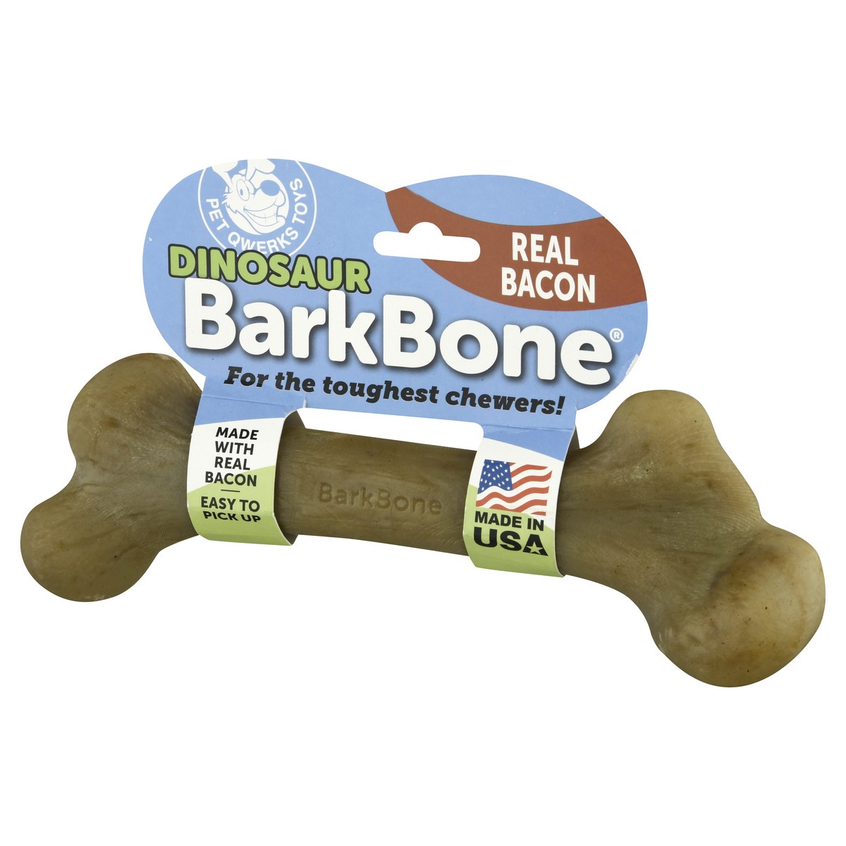slide 3 of 8, Pet Qwerks Barkbone Dinosaur Bone Xxl, 1 ct