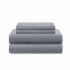 slide 1 of 1, Modavari Home Fashions Queen Sized Sheet Set - Light Grey, 4 ct