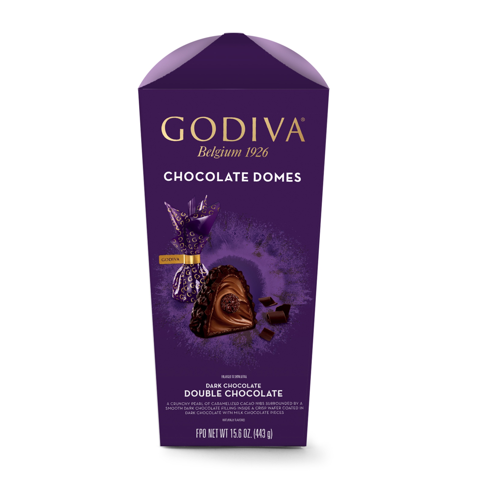 slide 1 of 2, Godiva Chocolatier Inc Godiva Double Chocolate Domes, 15.6 oz