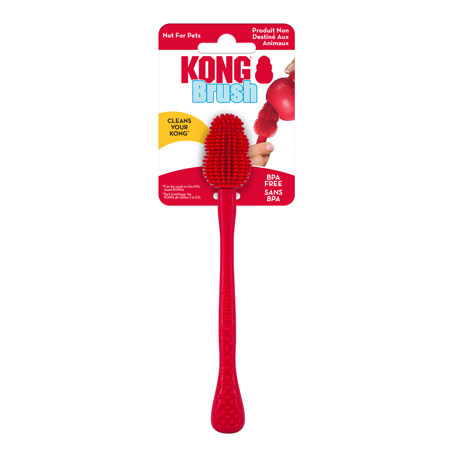 slide 2 of 3, KONG Antimicrobial Cleaning Brush, 1 ct