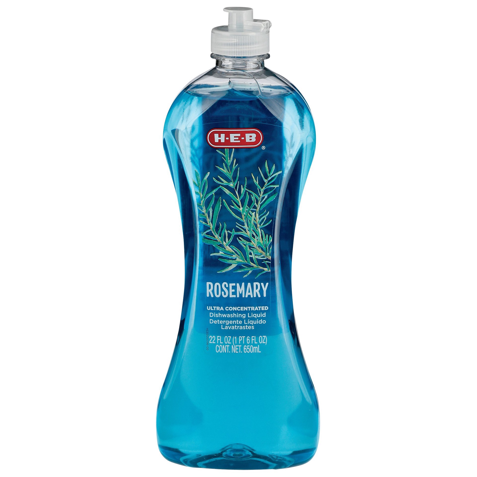 slide 1 of 1, H-E-B Limited Edition Rosemary Ultra Concentrated Dishwashing Liquid, 22 oz