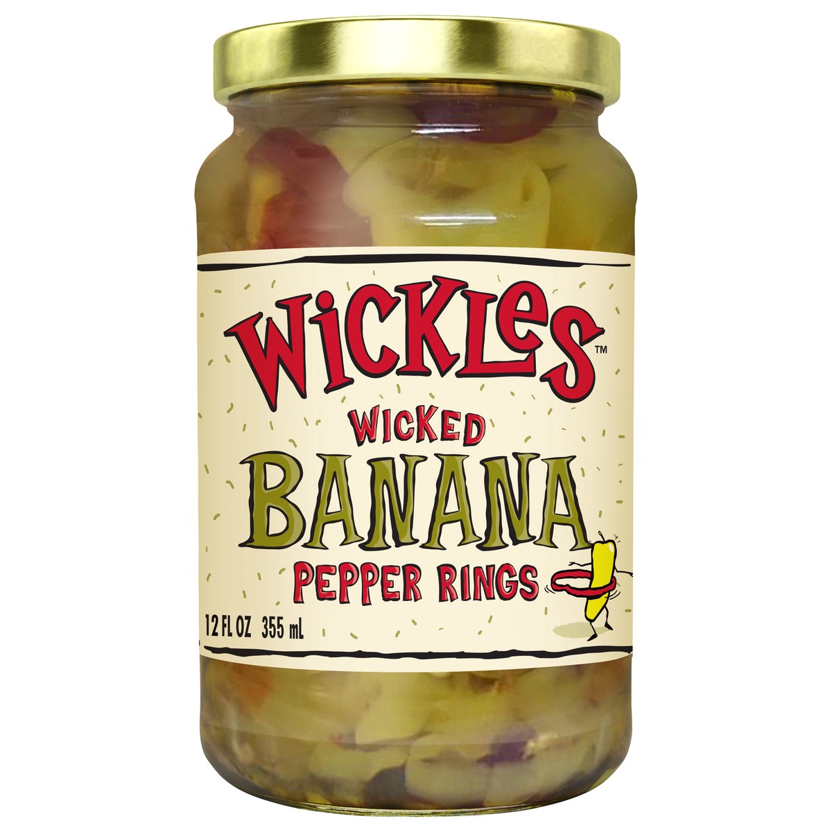 slide 2 of 2, Wickles Banana Ppr Ring, 12 oz