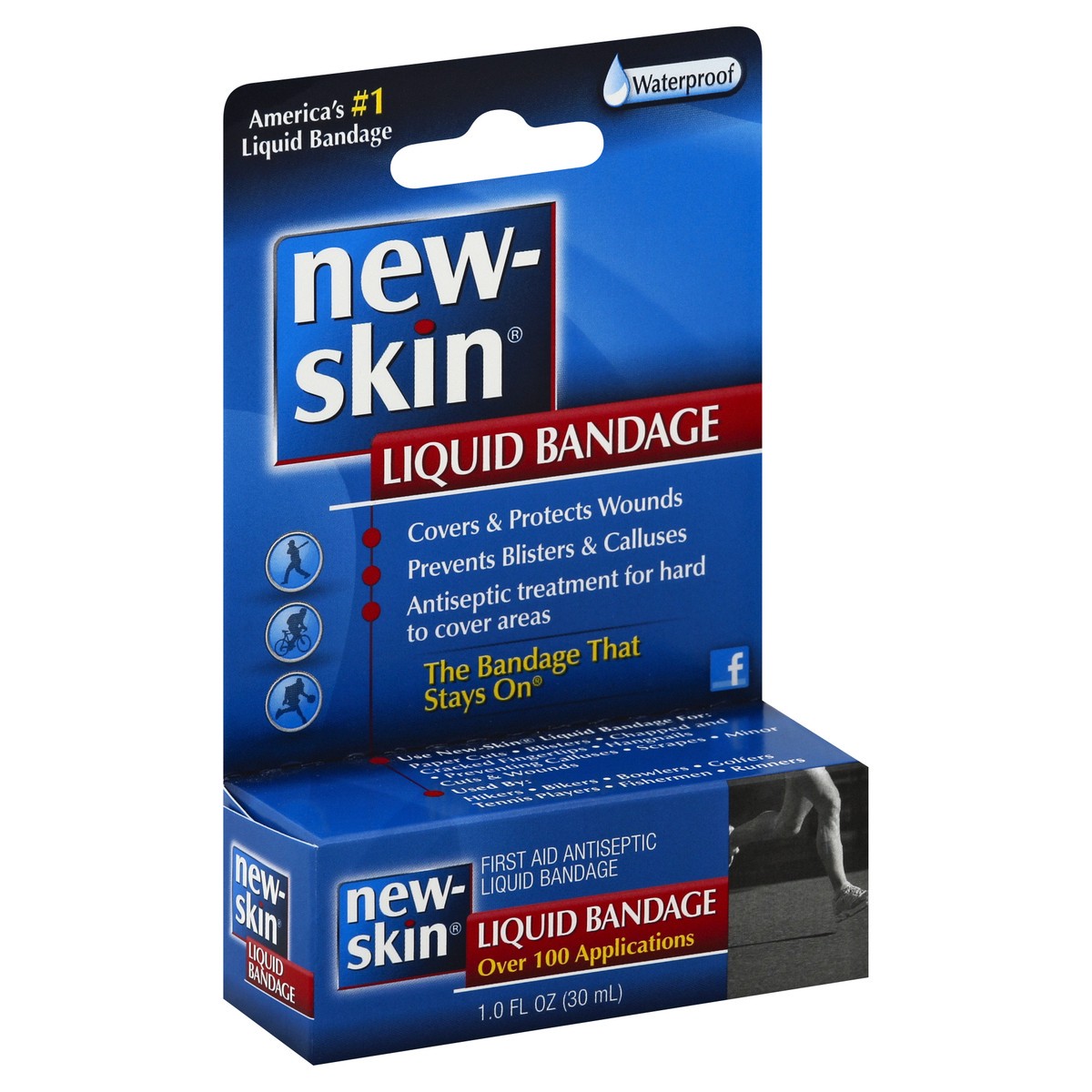 slide 2 of 10, New Skin First Aid Antiseptic Liquid Bandage 1 oz, 1 oz