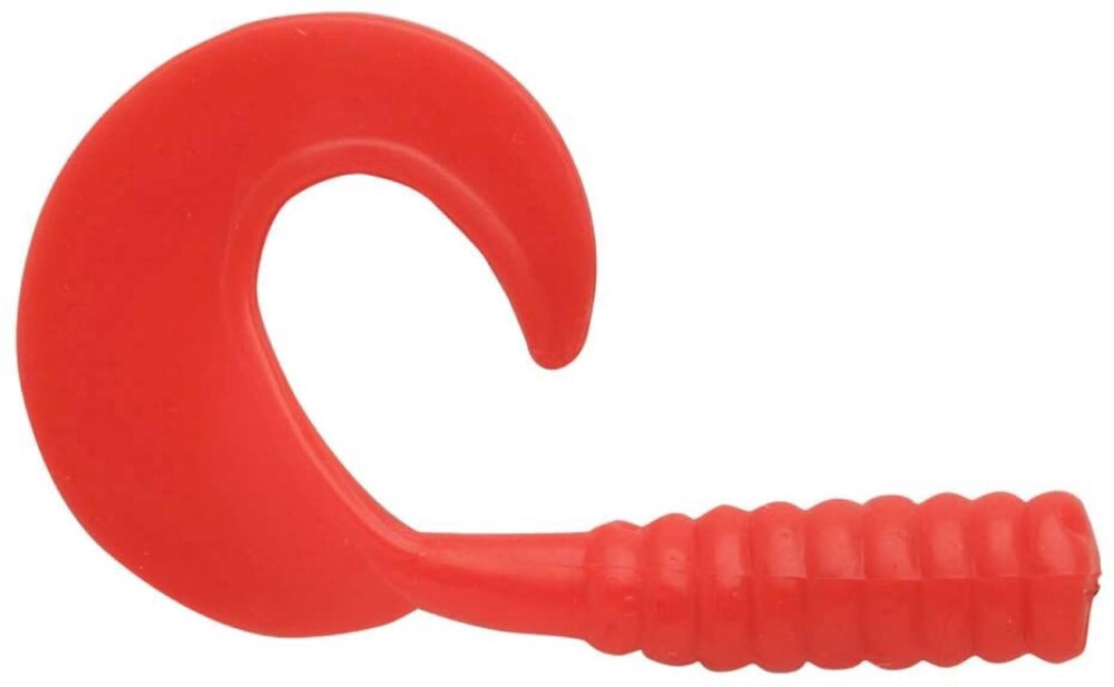 slide 1 of 1, P-Line Bottom Fish Grub Rig - Red, 1 ct