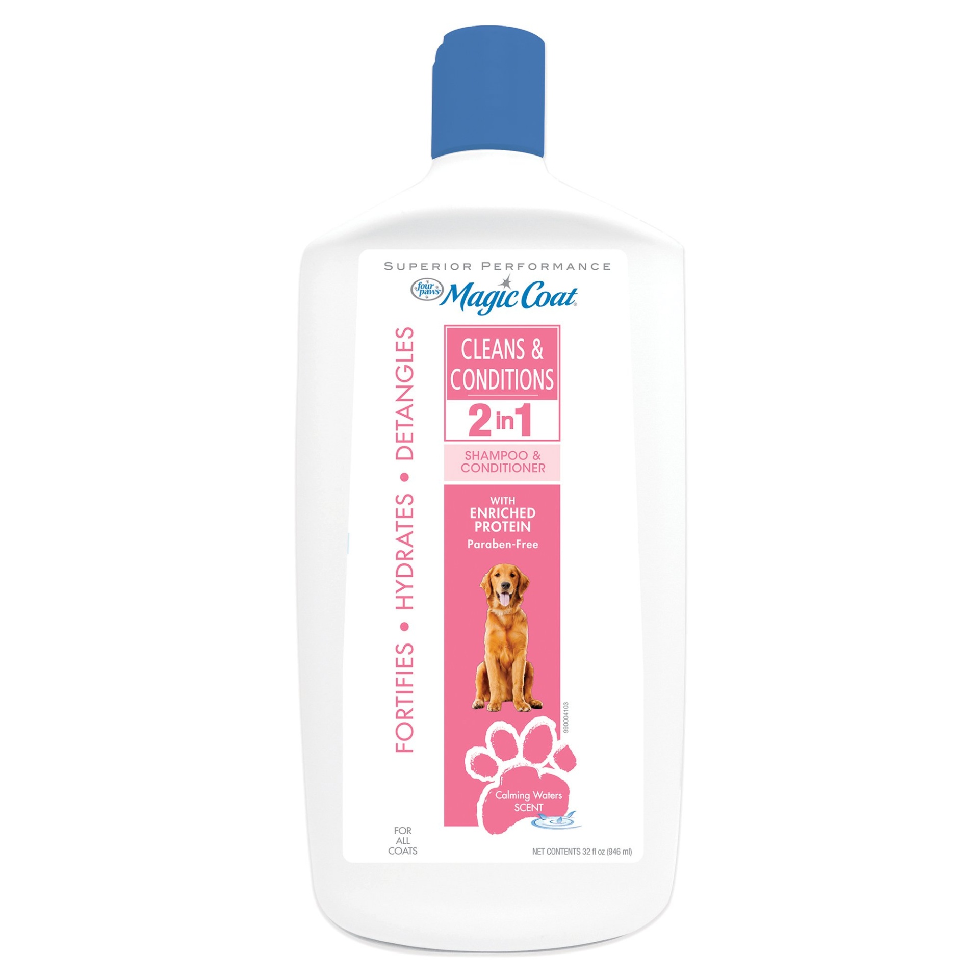 slide 1 of 1, Four Paws Magic Coat Cleans & Conditions 2-in-1 Shampoo & Conditioner for Dogs, 32 fl oz