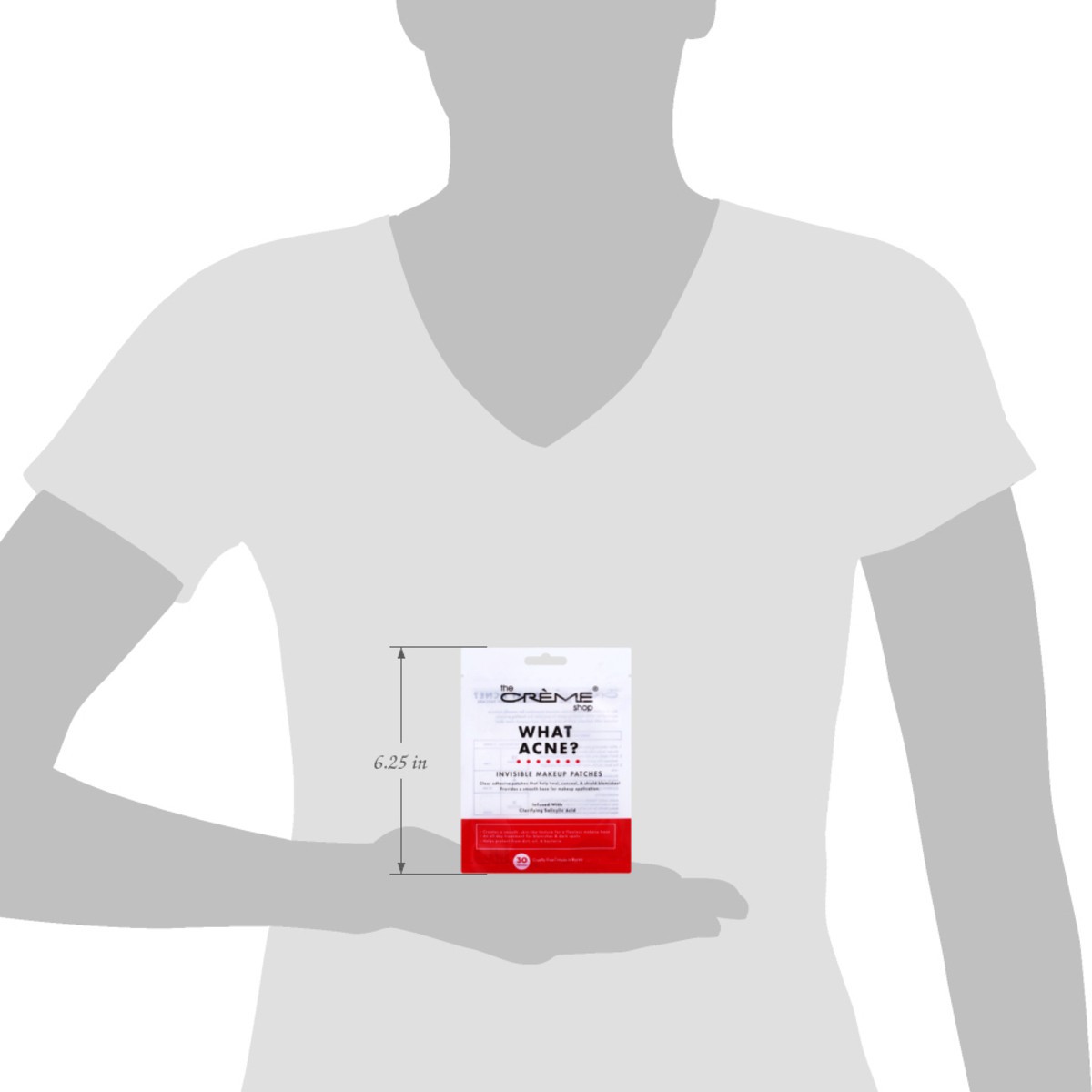 slide 13 of 14, The Crème Shop What Acne? Invisible Makeup Patches, 30 ct