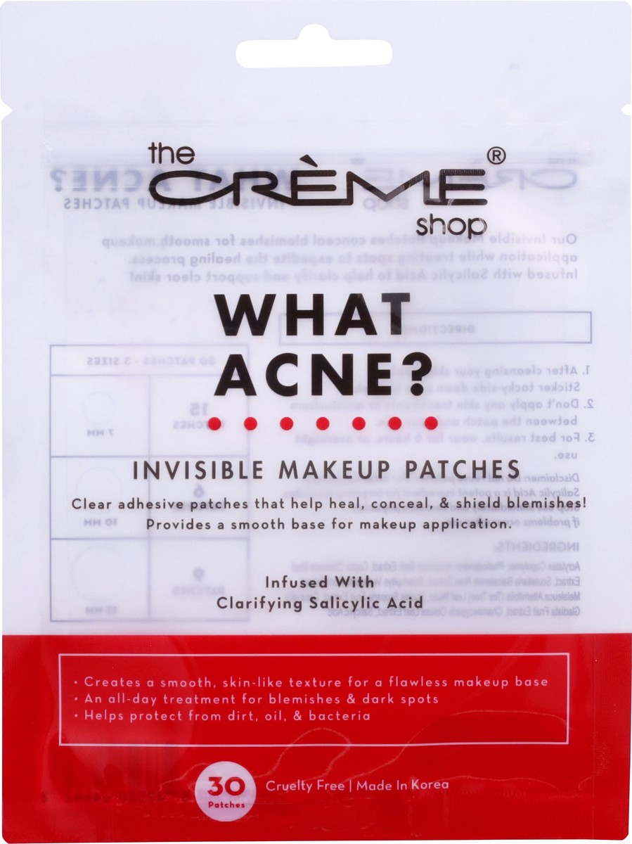 slide 14 of 14, The Crème Shop What Acne? Invisible Makeup Patches, 30 ct