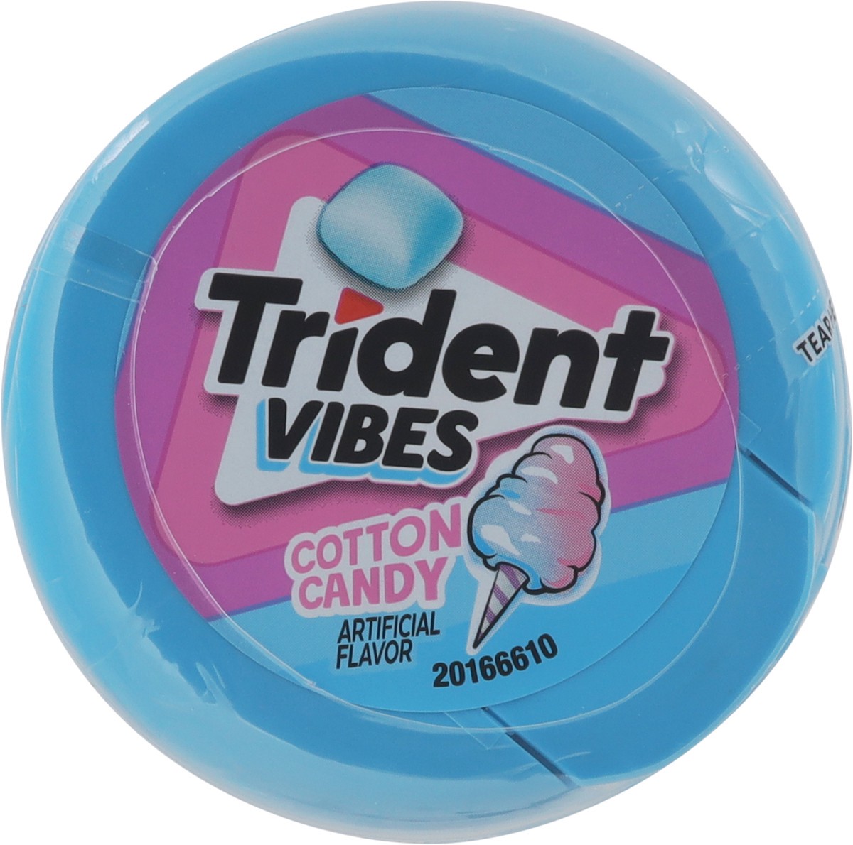 slide 12 of 13, Trident Vibes Sugar Free Cotton Candy Gum 40 Each, 40 ct