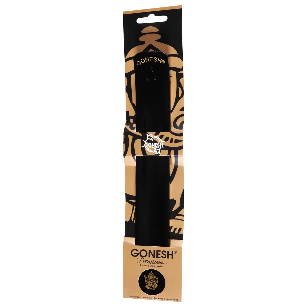 slide 3 of 9, Gonesh Genieco Wood Incense Stick Holder, 1 ct