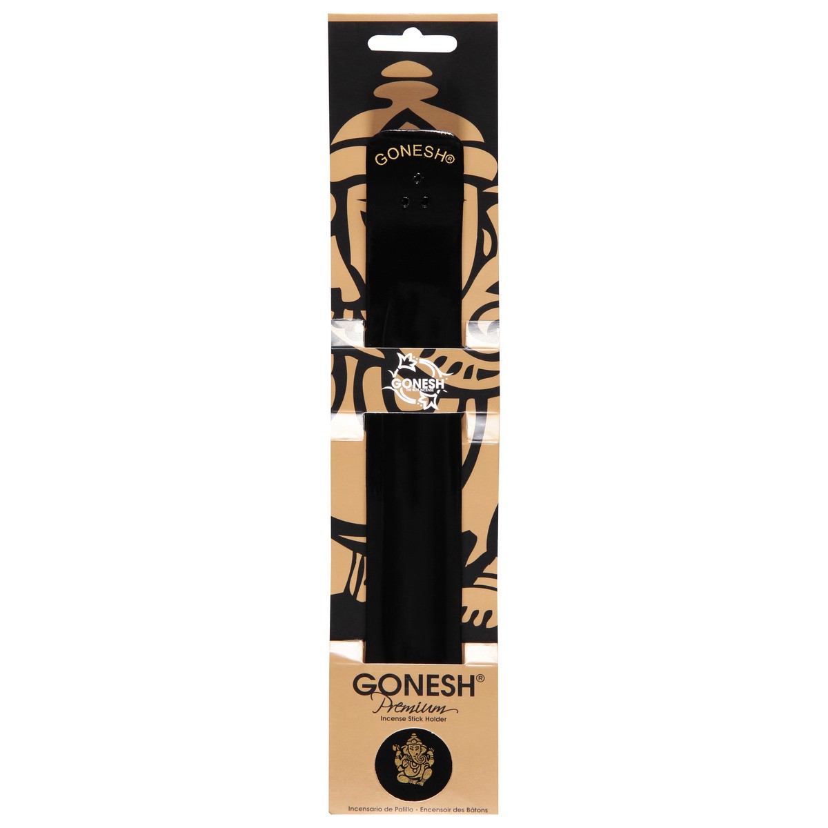 slide 1 of 9, Gonesh Genieco Wood Incense Stick Holder, 1 ct