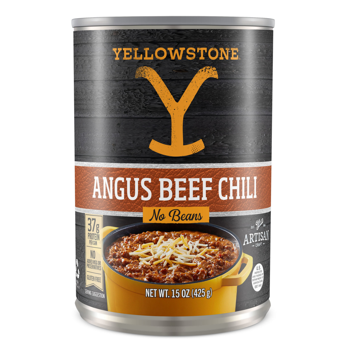 slide 1 of 13, YELLOWSTONE Angus Beef Chili 15 oz, 15 oz