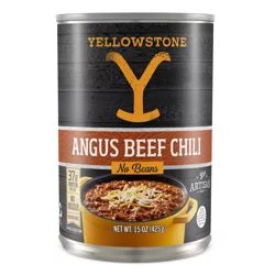YELLOWSTONE Angus Beef Chili 15 oz