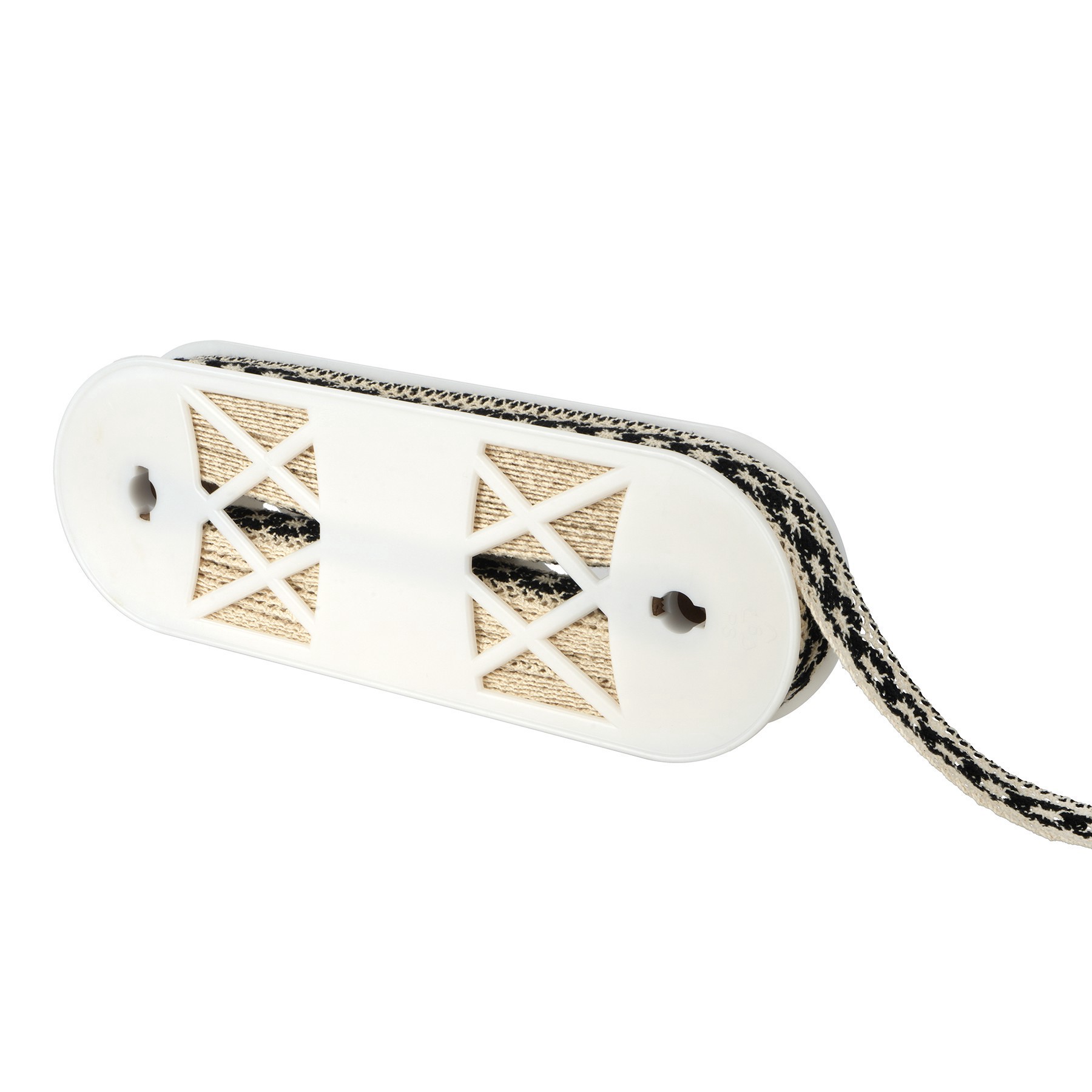 slide 3 of 3, 1.1" Black & White Crochet Trim By Celebrate It, 