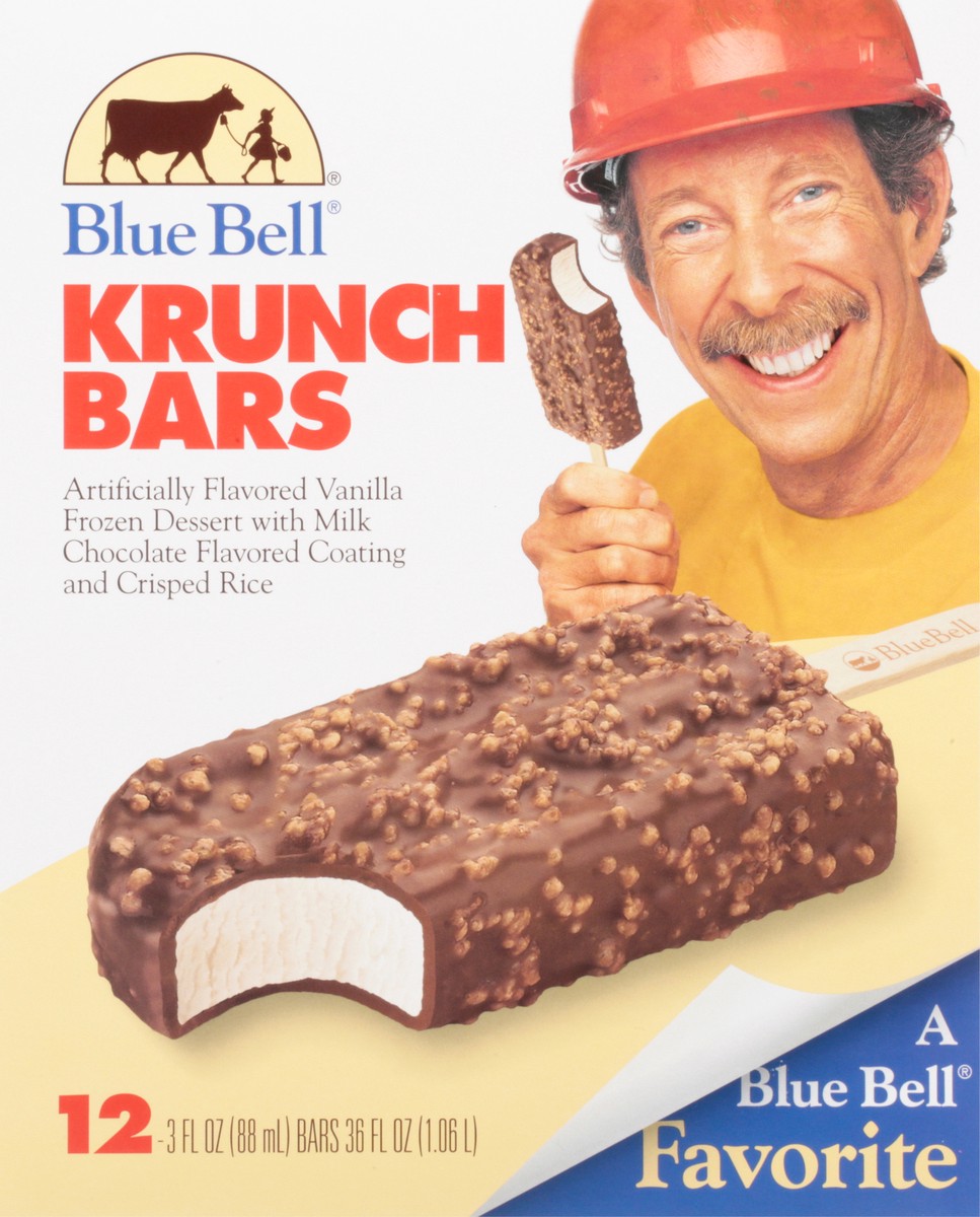 slide 6 of 9, Blue Bell Krunch Bars, 12 ct