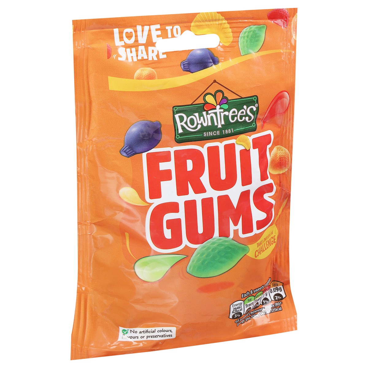 slide 4 of 9, Rowntree's's Rowntree'ss Fruit Gums, 150 gram