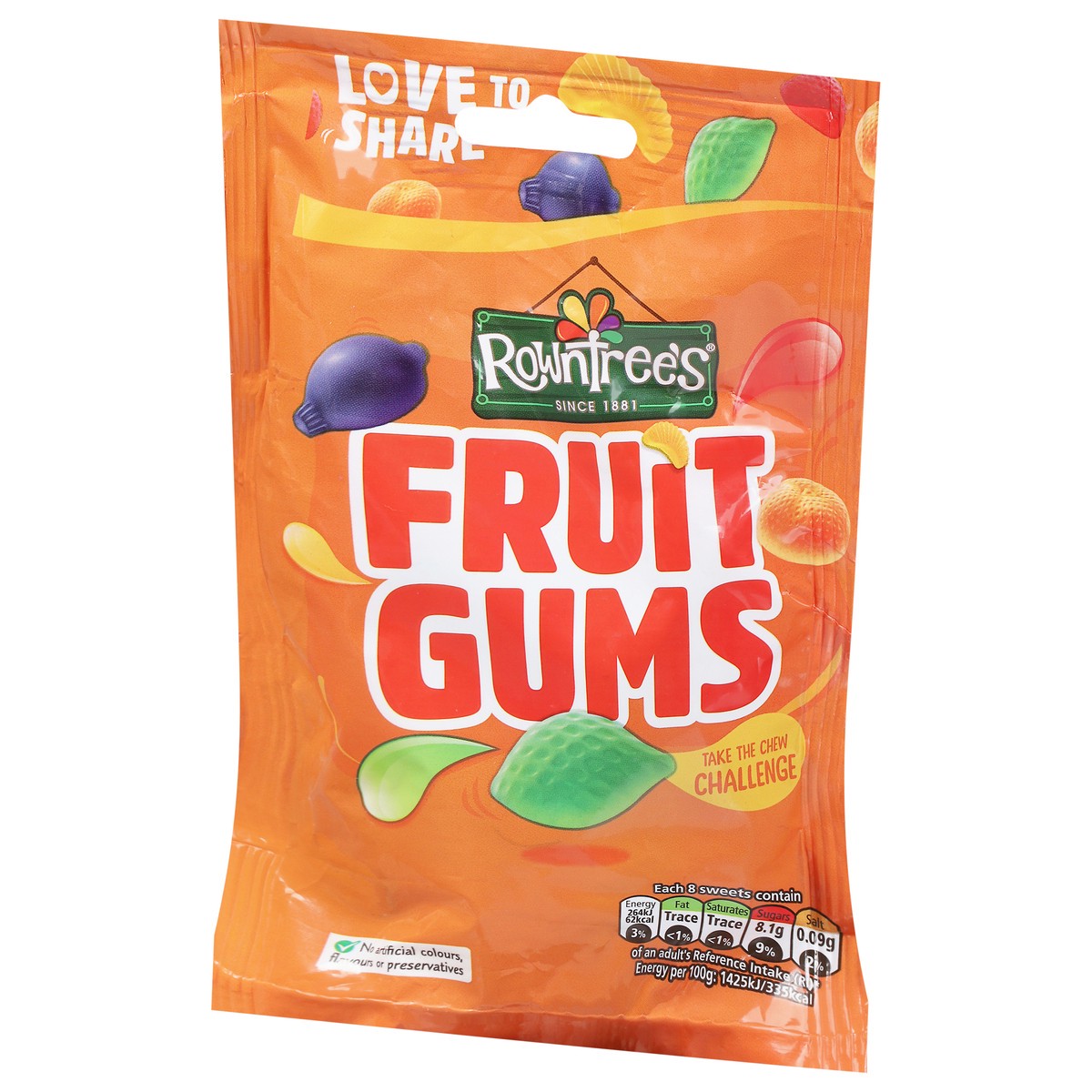 slide 8 of 9, Rowntree's's Rowntree'ss Fruit Gums, 150 gram