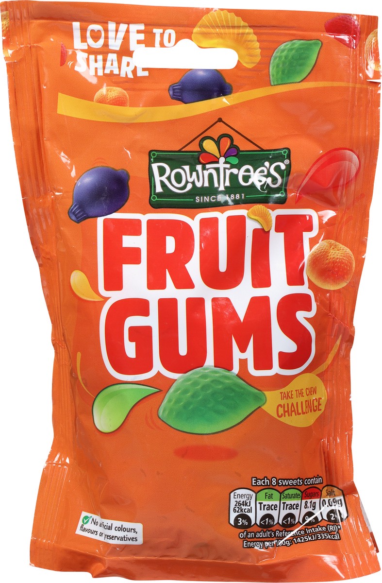 slide 2 of 9, Rowntree's's Rowntree'ss Fruit Gums, 150 gram